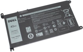 Аккумуляторная батарея для ноутбука Dell Inspiron 14 5482 5485 (YRDD6) 42WH 11.4V