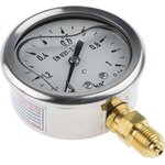 G 1/4 Analogue Pressure Gauge 1bar Bottom Entry, MIT3-D22.B15, 0bar min.