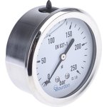 G 1/4 Analogue Pressure Gauge 250bar Back Entry, MIT3-F22.B35, 0bar min.