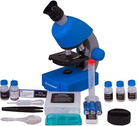 Микроскоп Junior 40x-640x, синий 70123