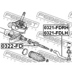 0322-FD, Тяга рулевая | перед прав/лев |