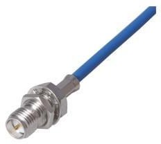 24_SMA-R50-2-51/133_NE, RF Connectors / Coaxial Connectors SMA straight bulkhead cable jack(f)