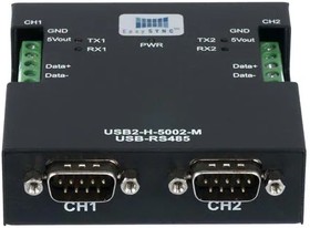 USB2-H-5002-M, Interface Modules HI-SPD USB TO 2-PORT RS485 INDUST ADAPTER