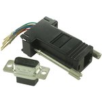 MHDA9-PMJ8-K, ADAPTOR, D PLUG 9WAY-RJ45