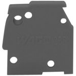 End plate for feed through terminal, 255-200