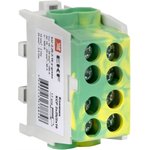 EKF PROxima Клемма распределительная КСР с двойным винтом 2x25/2x16 желто-зеленая