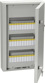 Фото 1/10 Щит распределительный IEK (MKM11-N-36-54-Z) TITAN 3 ЩРн-36з-0 У2 навесной 330мм 120мм 540мм 36мод. м