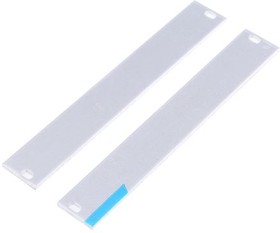 20838-108, Grey Aluminium Front Panel, 3U, 4HP