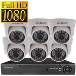 Комплект видеонаблюдения для магазина с 6 AHD камерами FullHD