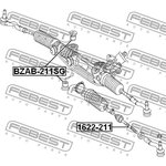 1622-211, 1622-211_тяга рулевая!\ MB W211 2.6-5.0 4WD 03