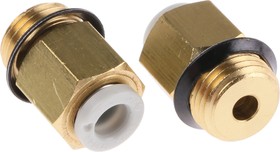KQ2H04-U01A, KQ2 Series Straight Threaded Adaptor, Uni 1/8 Male to Push In 4 mm, Threaded-to-Tube Connection Style
