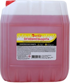 Огнебиозащита ТЕКСТУРА 1-группы, канистра 10л (11608663)