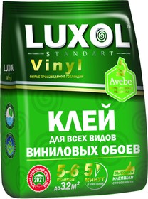 Клей обойный LUXOL винил (Standart) 180гр.мягкая пачка, 5-6 рул. (11608226)