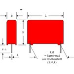 MKP film capacitor, 330 nF, ±10 %, 1 kV (DC), PP, 37.5 mm, MKP1O133307C00KSSD