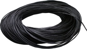 Plastic braided sleeve, range 45-75 mm, black, halogen free, -50 to 130 °C