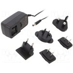 VER24US240-JA, Wall Mount AC Adapters Multi Plug Adapter, 24W, Output Jack Level VI