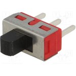 5MS2S102AM2QE, Переключатель: движковый, Пол: 2, SPDT, 2A/250ВAC, 5A/28ВDC