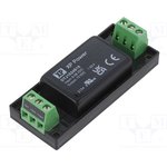 DTJ1524S15, Isolated DC/DC Converters - Chassis Mount DC-DC, Chassis Mount, 4:1 input