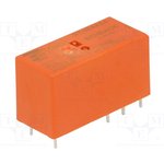 4-1393243-7, Power Relay 24VDC 8A DPDT(29mm 12.7mm 15.7mm) THT