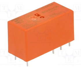 Фото 1/2 4-1393243-7, Power Relay 24VDC 8A DPDT(29mm 12.7mm 15.7mm) THT