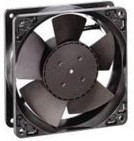 Фото 1/4 4112N/2H4, Axial Fan DC Ball 119x119x38mm 12V 6800min sup -1 /sup  350m³/h 3-Pin Stranded Wire