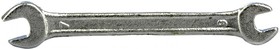 144305, Ключ рожковый, 6 х 7 мм, хромированный