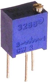 3266W 100R, Подстроечный резистор , 15 оборотов