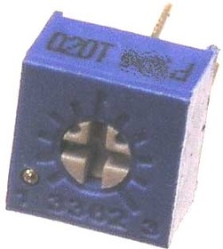 3362P 1K, Подстроечный резистор , угол поворота 240