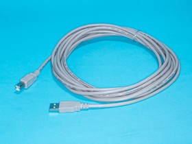 Фото 1/3 SCUAB-5, Кабель USB, тип А-В, вилка-вилка, 5 метров