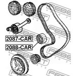 Ролик натяжителя CHRYSLER STRATUS/ SEBRING 2001-2006 [NA] ремня грм \ 2087-CAR FEBEST