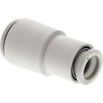 KQ2H08-10A, KQ2 Series Straight Tube-to-Tube Adaptor, Push In 8 mm to Push In 10 ...