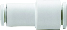 KQ2H12-16A, KQ2 Series Straight Tube-to-Tube Adaptor, Push In 12 mm to Push In 16 mm, Tube-to-Tube Connection Style