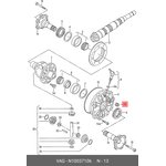 Заливная пробка дифференциала КПП VAG N 100 371 06