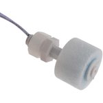 Vertical PP Float Switch, Float, 300mm Cable, Direct Load, 140V ac Max, 200V dc Max