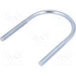 CB10.89.143(3"), U-bolt; B; 1.5; steel; zinc; Thread len: 70mm; for fixing pipes