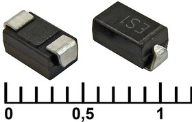 ES1G (RP), ES1G ультрабыстродействующий диод 400 В, 1 А, DO-214AC (SMA)