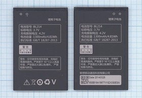 Фото 1/2 Аккумуляторная батарея (аккумулятор) BL214 для Lenovo A208T, A218T, A269, A300T, A305E, A316 3.8V 1300mAh