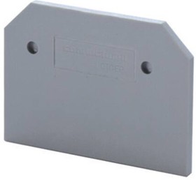 EP1ODL2.5, Terminal Block Tools & Accessories End Plate, back side, grey