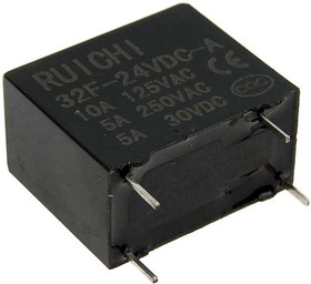 32F (N/O) 24VDC 5A, Электромагнитное реле 32F (N/O) 24VDC 5A, SPST