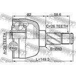 2111-GALLH, 2111-GALLH_ШРУС внутренний!\ Ford MONDEO 07-14