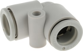 Фото 1/3 KQ2L10-00A, Angle Connector Fitting-10.0 mm Union Elbow