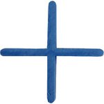 Крестики для кафеля 1,0мм (1000шт) цвет синий 338-1010 (11608740)