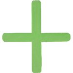Крестики для кафеля 2,0мм (1000шт) цвет зеленый 338-2010 (11608742)