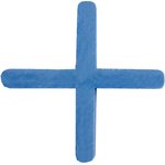 Крестики для кафеля 2,5мм (1000шт)цвет голубой 338-2510 (11608743)