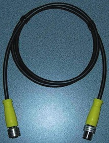Фото 1/2 1200695053, Straight Female 5 way M12 to Straight Male 5 way M12 Sensor Actuator Cable, 10m