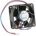 612NGME-RS0, 600 N Series Axial Fan, 12 V dc, DC Operation, 35m³/h, 1.2W ...