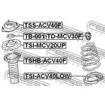 Опора переднего амортизатора L=R TOYOTA Camry 2006-  FEBEST TSS-ACV40F