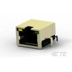 2041411-1, Modular Connectors / Ethernet Connectors RJ45 w/ LED, Tab Up Offset ...