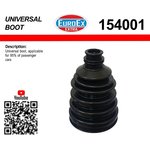 154001, Пыльник универсальный для легковых автомобилей EUROEX