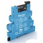 39.00.7.012.9024, Series 39 Series Solid State Interface Relay, 13.2 V Control, 6 A Load, DIN Rail Mount
